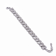 PULSERA ZO12874B PLATEADO Acero Inoxidable 2B37