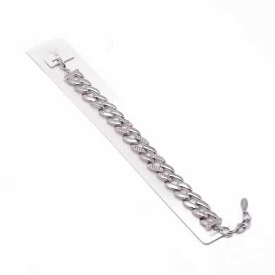 PULSERA ZO12874B PLATEADO Acero Inoxidable