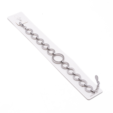 PULSERA ZO13530B PLATEADO Acero Inoxidable