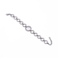 PULSERA ZO13530B PLATEADO Acero Inoxidable 2B34