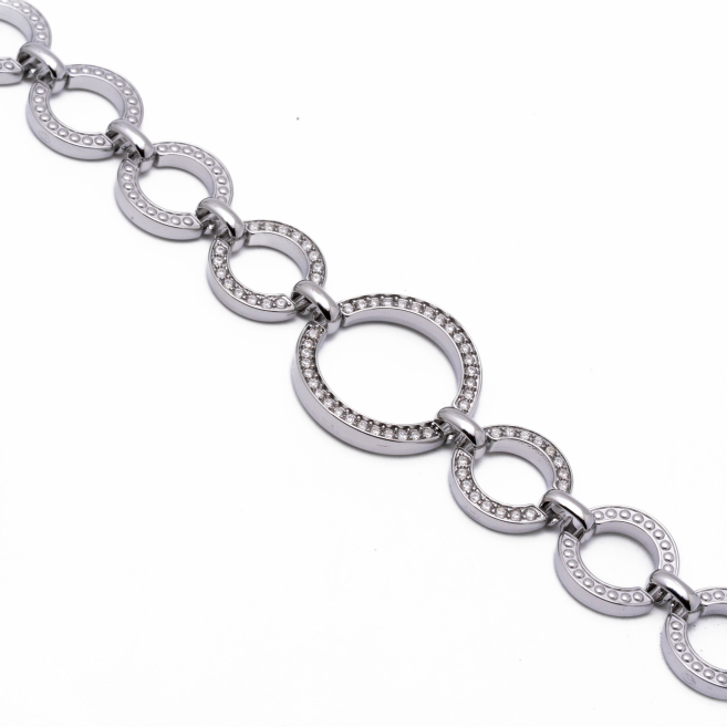 PULSERA ZO13530B PLATEADO Acero Inoxidable 2B34