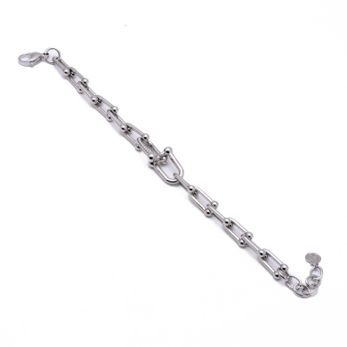 BRAZALETE ZO13166B PLATEADO Acero Inoxidable
