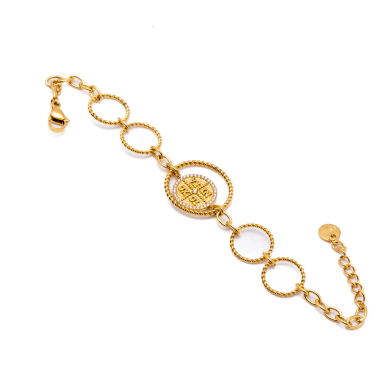 PULSERA ZO13864B DORADO Acero Inoxidable