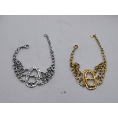 Pulsera Y00868 Plateado Acero Inoxidable