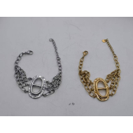 Pulsera Y00868 Plateado Acero Inoxidable