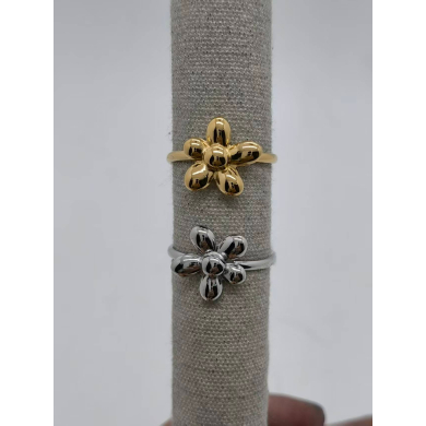Anillo Y00878 Plateado Acero Inoxidable