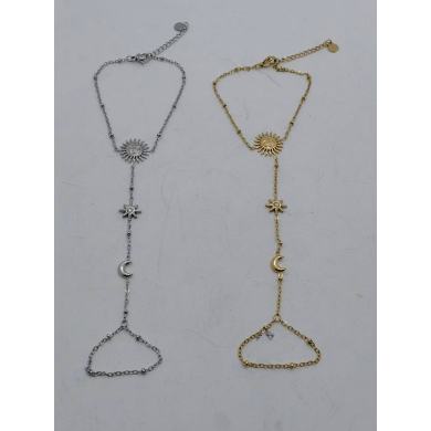 Pulsera Y00880 Dorado Acero Inoxidable