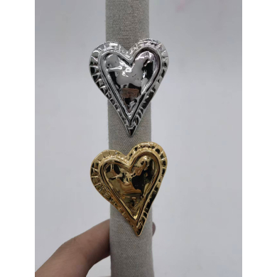 Anillo Y00889 Plateado Acero Inoxidable