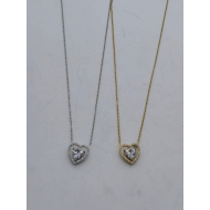 Collar Y00906 Dorado Acero Inoxidable