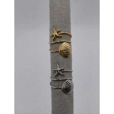Anillo Y00911 Dorado Acero Inoxidable