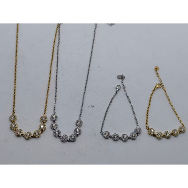 Collar Y00926 Dorado Acero Inoxidable