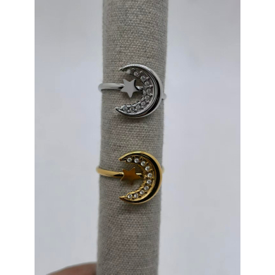 Anillo Y00929 Dorado Acero Inoxidable
