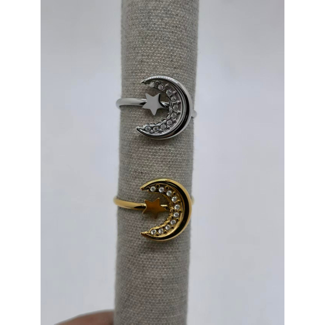 Anillo Y00929 Dorado Acero Inoxidable