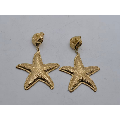 Aretes Y00948 Dorado Acero Inoxidable