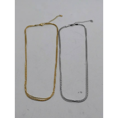 Collar Y00968 Plateado Acero Inoxidable