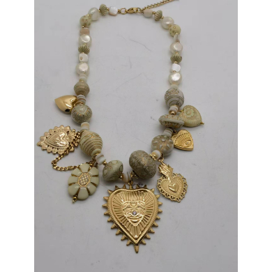 Collar Y00979 Dorado Acero Inoxidable