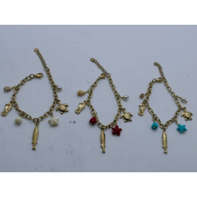 Pulsera Y00982 Beig Acero Inoxidable