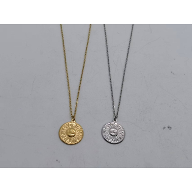 Collar Y00984 Dorado Acero Inoxidable