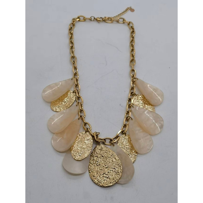 Collar Y00985 Dorado Acero Inoxidable