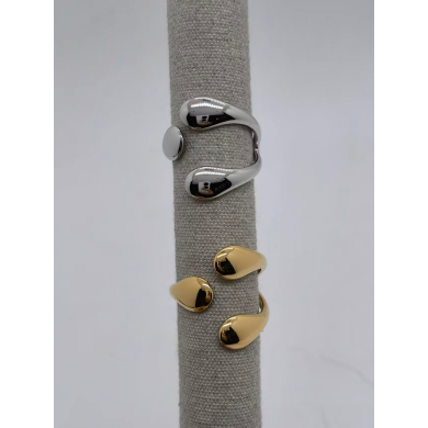 Anillo Y00995 Dorado Acero Inoxidable