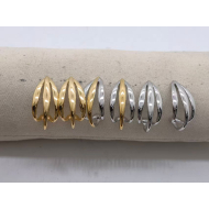 Aretes Y00914 Dorado Acero Inoxidable