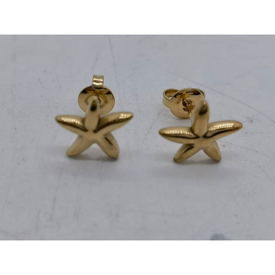 Aretes Y00920 Dorado Acero Inoxidable