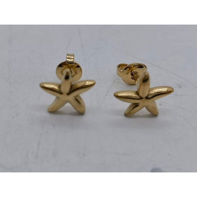 Aretes Y00920 Dorado Acero Inoxidable