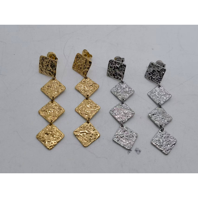 Aretes Y00960 Plateado Acero Inoxidable