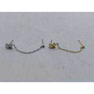 Aretes Y00852 Dorado Acero Inoxidable
