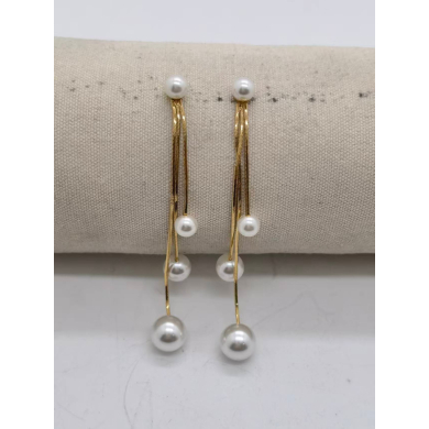 Aretes Y00997 Dorado Acero Inoxidable