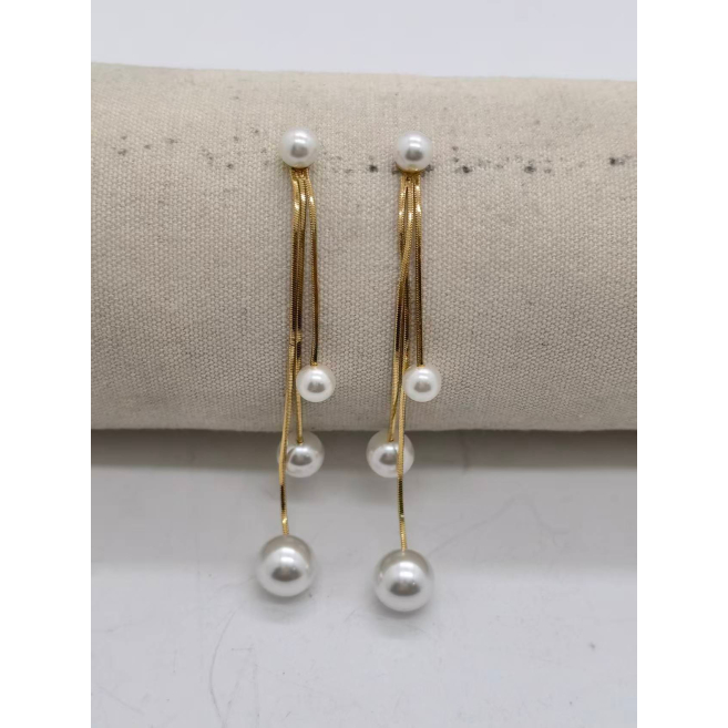 Aretes Y00997 Dorado Acero Inoxidable