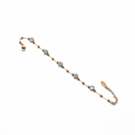 PULSERA ZO13329B BICOLOR Acero Inoxidable 2B44
