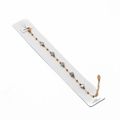 PULSERA ZO13329B BICOLOR Acero Inoxidable