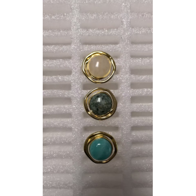 Anillo Y00999 Verde Acero Inoxidable