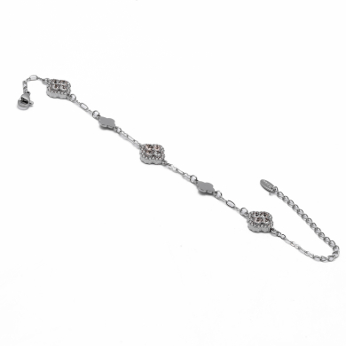 PULSERA ZO15090B PLATEADO Acero Inoxidable
