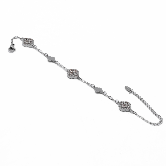 PULSERA ZO15090B PLATEADO Acero Inoxidable 2B410