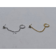 Aretes Y01005 Dorado Acero Inoxidable