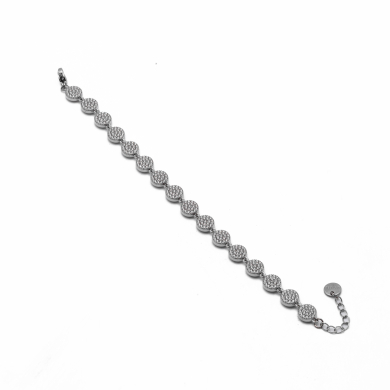 PULSERA ZO15217B PLATEADO Acero Inoxidable