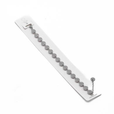 PULSERA ZO15217B PLATEADO Acero Inoxidable