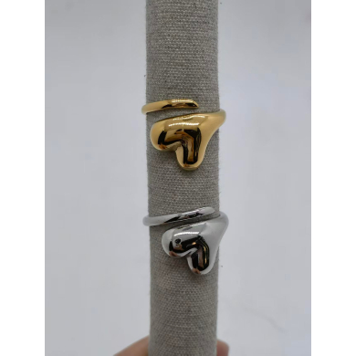 Anillo Y01015 Dorado Acero Inoxidable