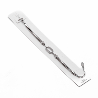 PULSERA ZO13333B PLATEADO Acero Inoxidable
