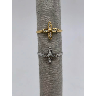 Anillo Y01020 Plateado Acero Inoxidable
