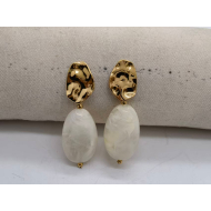 Aretes Y01028 Dorado Acero Inoxidable