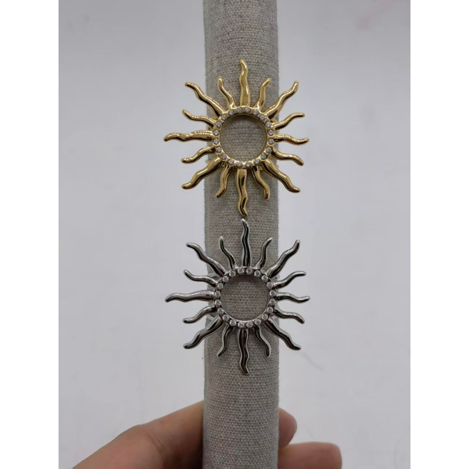 Anillo Y01029 Dorado Acero Inoxidable