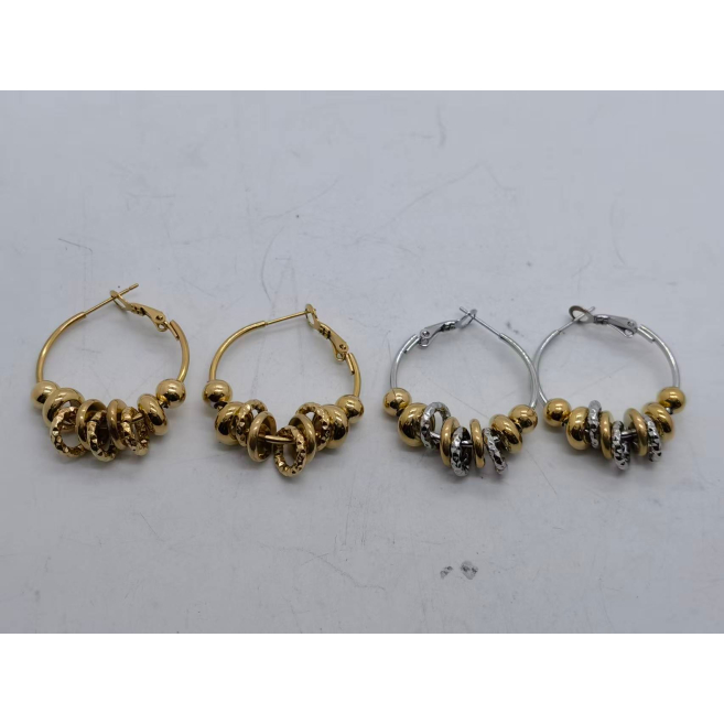 Aretes Y01030 Dorado Acero Inoxidable