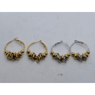 Aretes Y01030 Dorado Acero Inoxidable