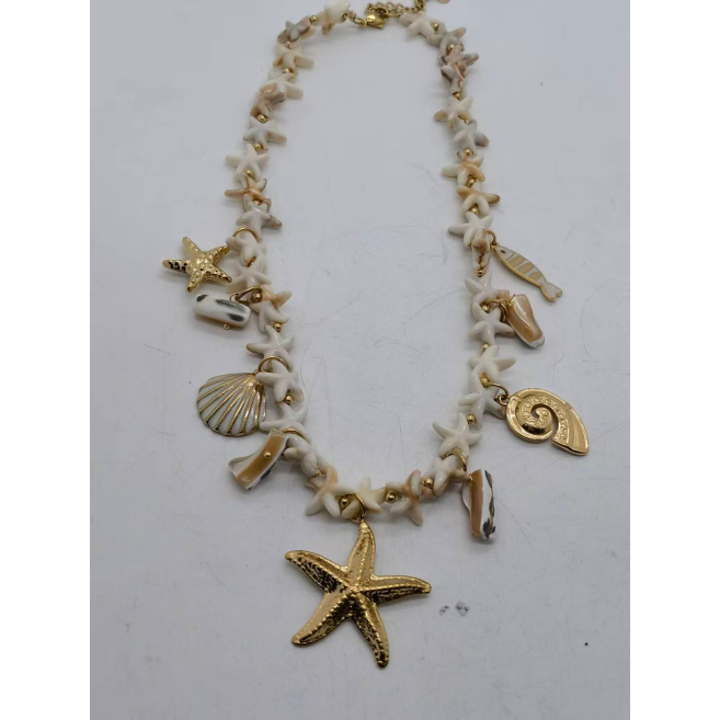 Collar Y01032 Dorado Acero Inoxidable