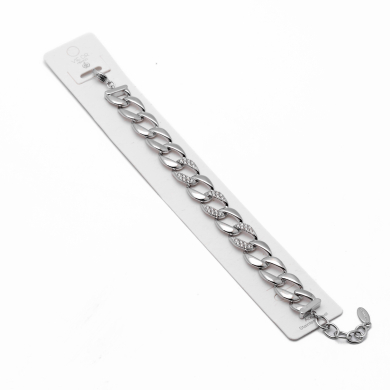 PULSERA ZO12878B PLATEADO Acero Inoxidable