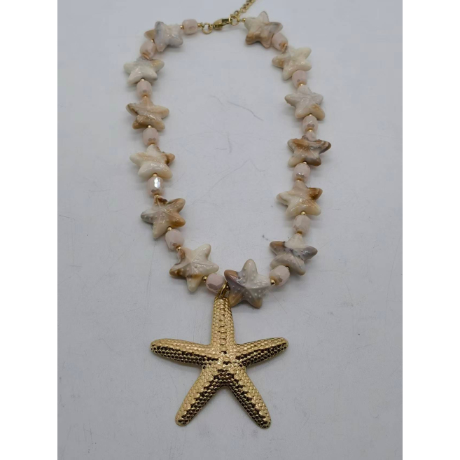 Collar Y01033 Dorado Acero Inoxidable