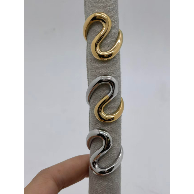 Anillo Y01038 Bicolor Acero Inoxidable